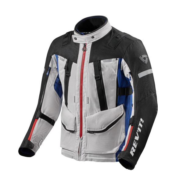 Rev'it! REV'IT Sand 4 H2O Jacket Silver/Black/Blue/Red